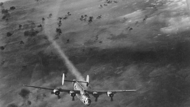 Photo of a B-24 Liberator Bomber