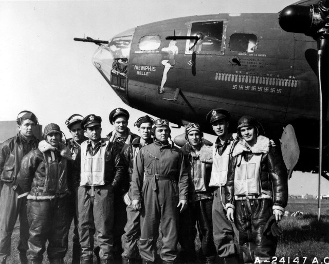 Photo of the Memphis Belle bomber