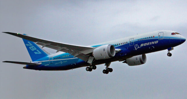 Photo of a Boeing 787
