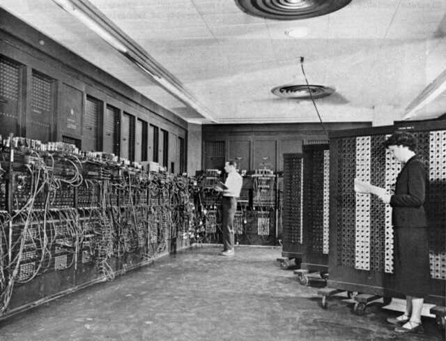 Photo of the ENIAC computer