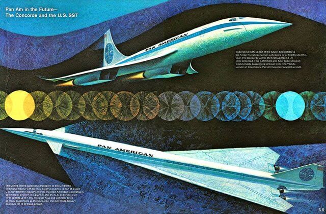 Photo of an old Panam ad