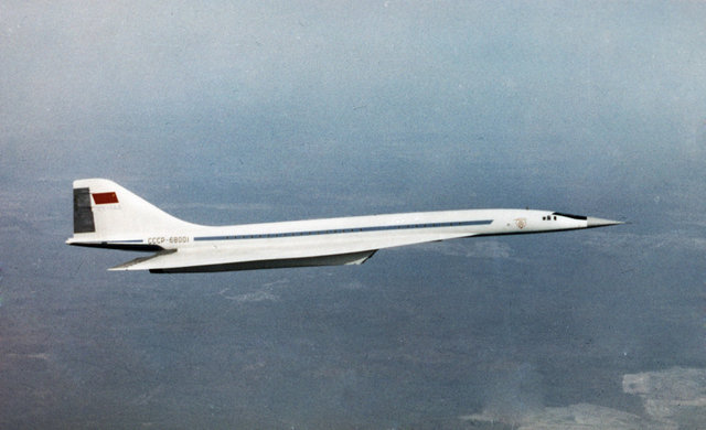 Photo of a Tupolev 144